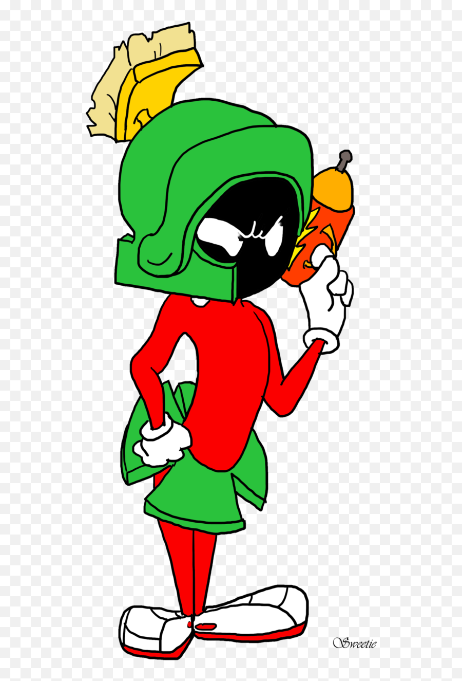 Marvin The Martian - Drawing Clipart Full Size Clipart Transparent Marvin The Martian Png,Marvin The Martian Png