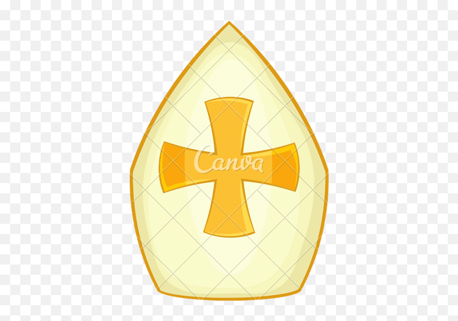 Pope Hat Icon Cartoon Style - Canva Png,Pope Icon