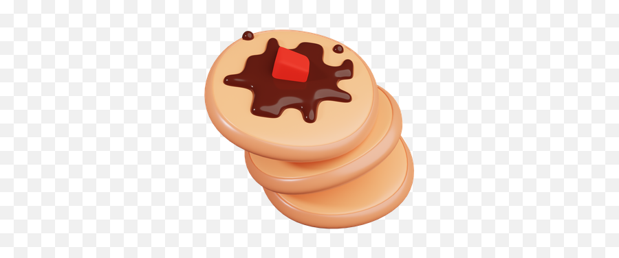 Pancake Icon - Download In Line Style Chocolate Spread Png,Pancakes Icon