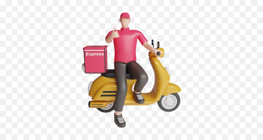 Premium Delivery Man - Happy,Bike Delivery Icon Transparent PNG