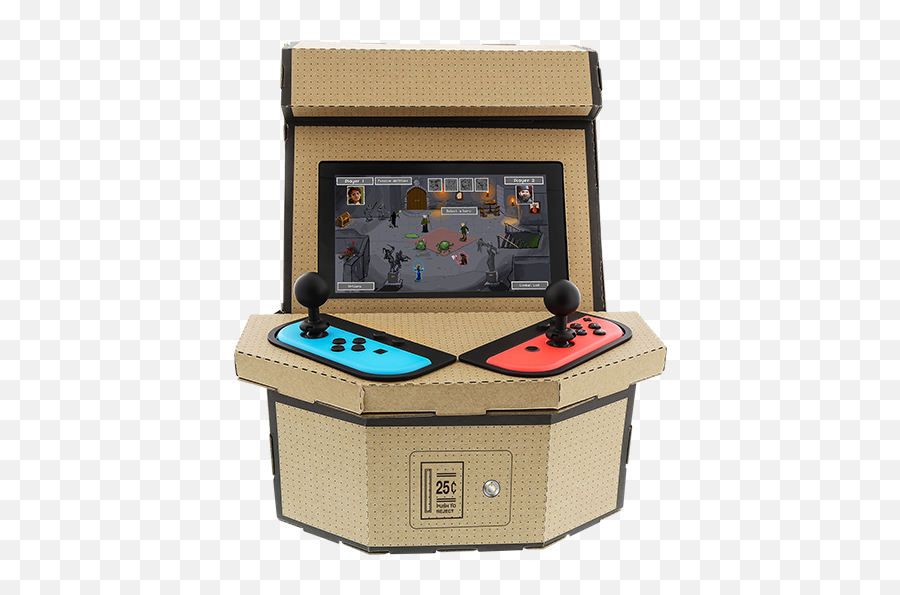 Nykou0027s New Nintendo Cardboard Kit Lets You Build A Retro - Make A Nintendo Switch Arcade Cabinet Png,Netflix Dock Icon