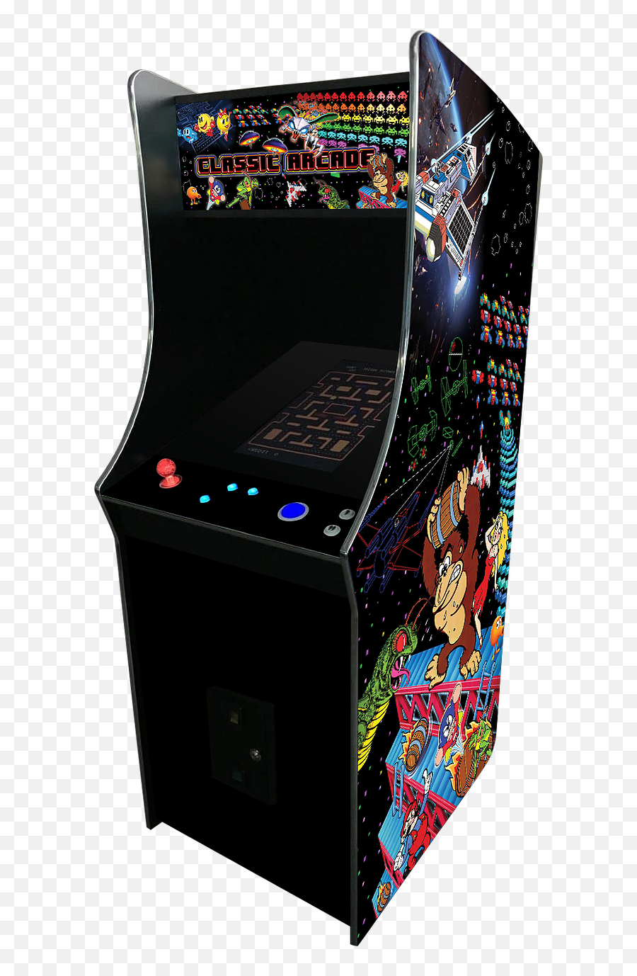 Retro Style Full Size Multicade One Kids Meal Studios - Video Game Arcade Cabinet Png,Arcade Cabinet Png