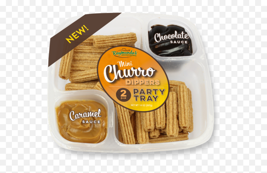 Raymundou0027s Churro Party Tray With Chocolate U0026 Caramel Sauces - Walmartcom Bandejas Para Vender Churros Png,Churro Png