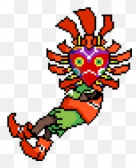 Pixilart - Skull Kid Sprite By Anonymous Cartoon Png,Skull Kid Png