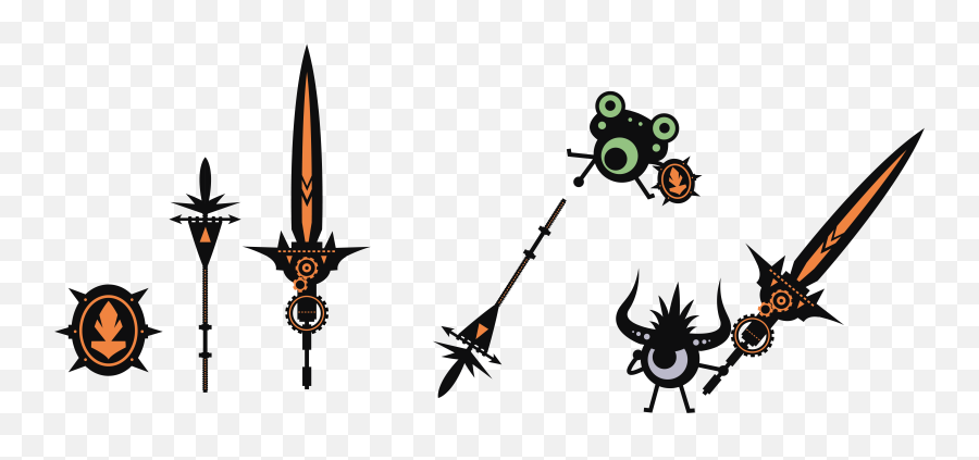 Download Kanogias Shield Greatsword - Patapon Spear Full Patapon 3 Png,Spear Transparent