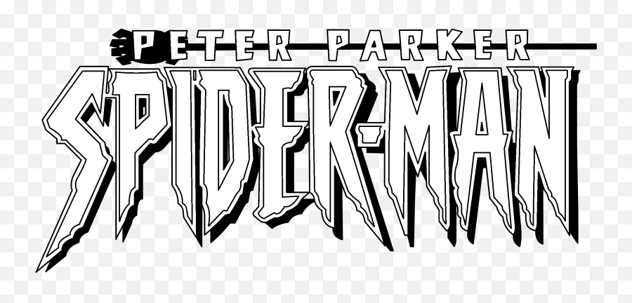 Download Peter Parker Spider Man Logo Black And White - Peter Parker Spider Man Logo Png,Spiderman Logo Images
