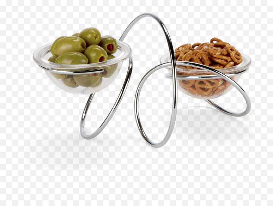 Download Double Bowl - Blackblum Loop Maison Double Loop Olive Png,Bowl Png