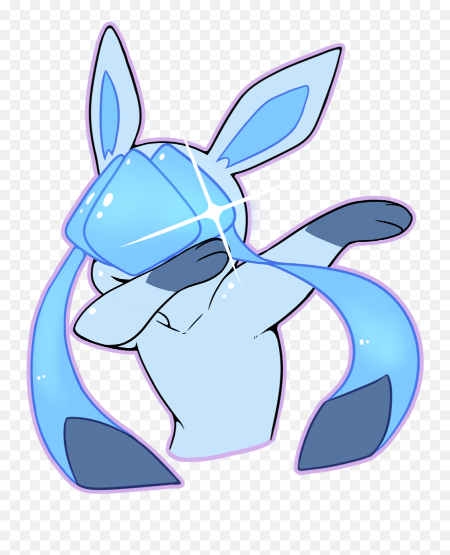 Glaceon Ofc It Gets Likes - Dabbing Glaceon Png,Glaceon Png