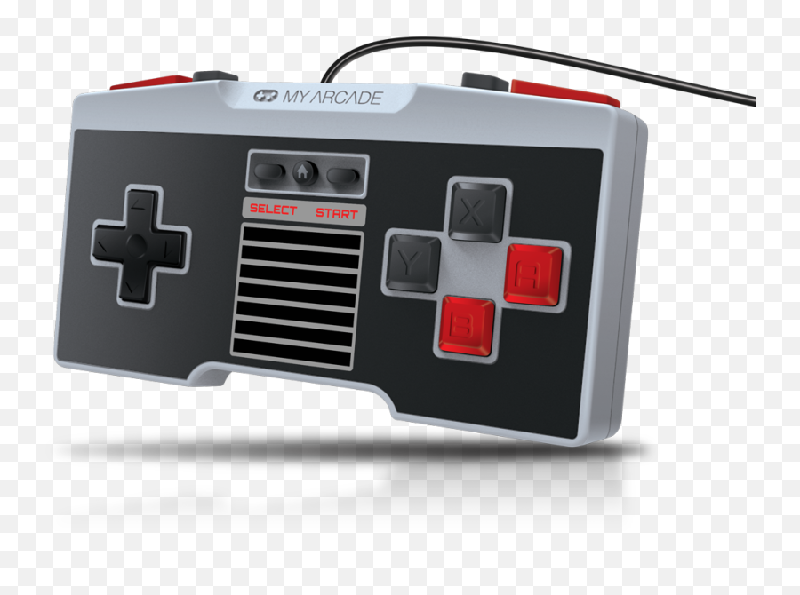 Snes Mini Retro Wired Controller Classic Nes - My Arcade Controller Png,Snes Png