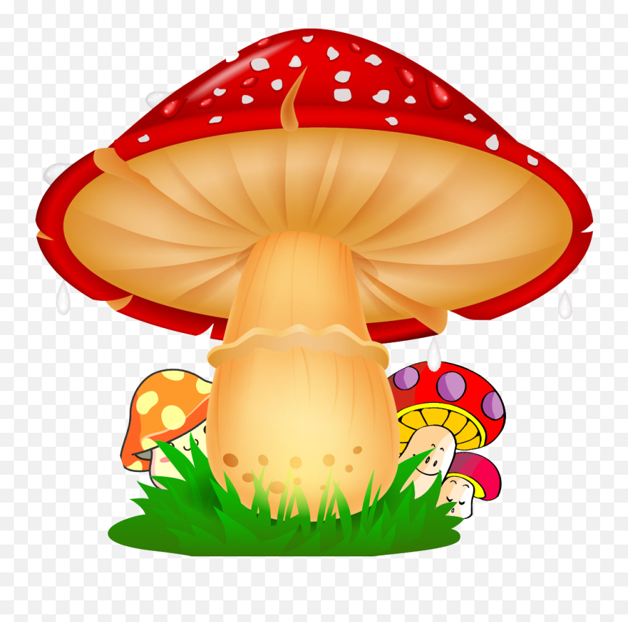 And Paternity Mushroom Sealless Illustration Creative - Cogumelo Desenho Png,Fungi Png