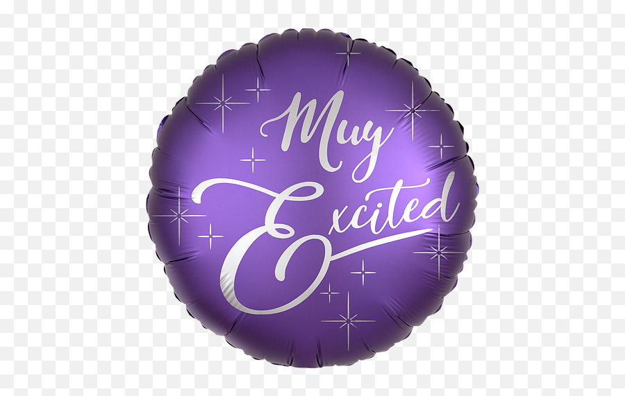 Muy Excited Balloon Single - Balloon Png,Excited Png