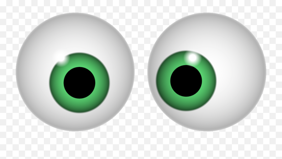 Eyes Clipart Green - Cartoon Green Eyes Png,Green Eye Png