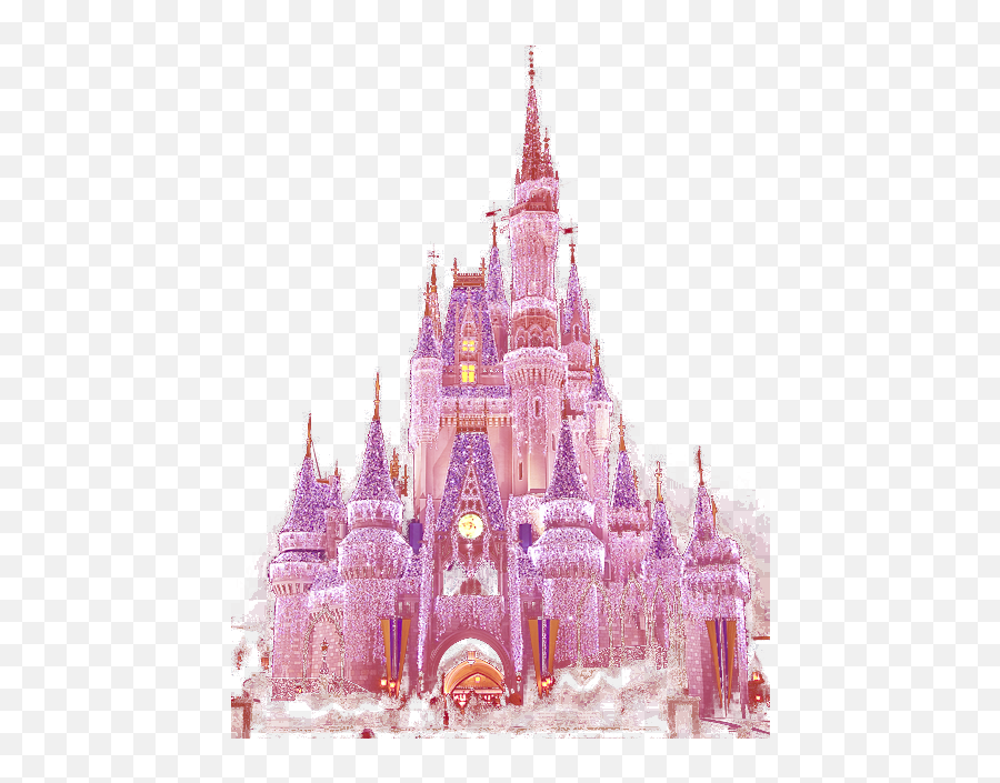 Pink Disney Castle Png