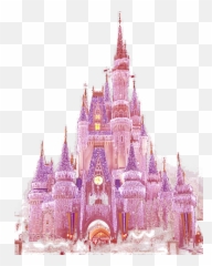 Pink Disney Castle Png