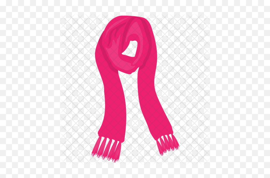 Cashmere Scarf Icon Of Flat Style - Scarf Png,Scarf Png