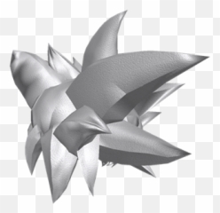 Ultra Instinct Goku Hair - Origami png