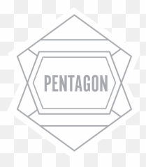 Download Pentagon Logo White Grey 01 - Logo Saka Kominfo Png,Pentagon Logo