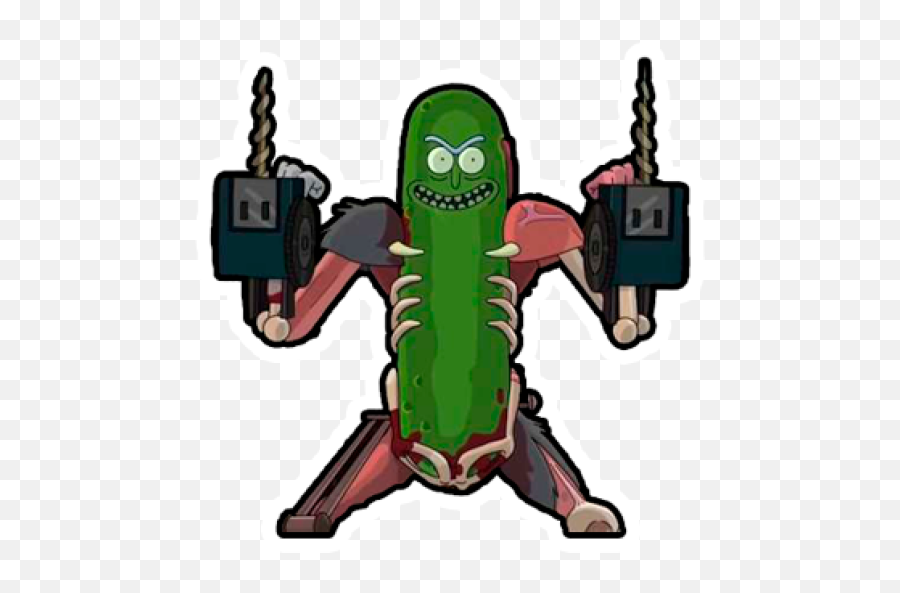 Sticker Maker - Pickle Rick Png,Pickle Rick Png