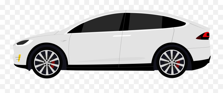 Tesla Model X Clipart - Tesla Model X Vector Png,Suv Png