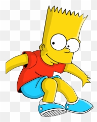 Simpsons In Png Web Icons - Bart No Background
