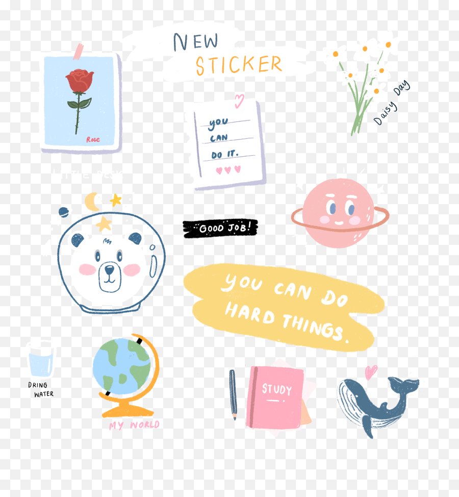 Sticker For Note - Clip Art Png,New Sticker Png