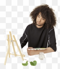 Hobby Afro Hair Png Photos U0026 Pictures Icons8 - Sitting,Afro Transparent