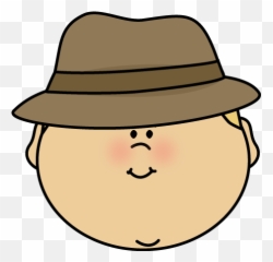 Download Mystery Clipart Child - Hat On Head Clipart Png Kids With Hat Clipart,Hat Kid Png