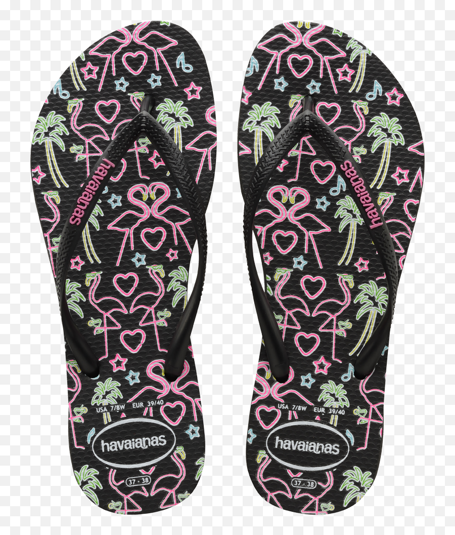 Slim Flamingo Womenu0027s Flip Flops Havaianas - Havaianas Slim Havaianas Slim Flamingo Png,Flip Flop Png