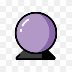 Crystal Ball Emoji Clipart Free Download Transparent Png - Emoji Magic Ball