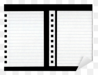 2 Small Sheets Of Lined Paper Isolated - Musical Keyboard png