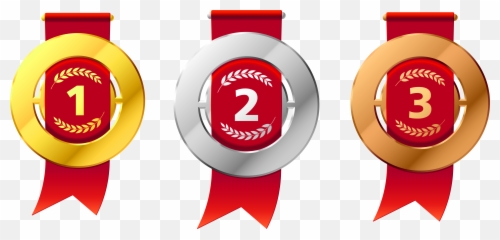 Gold Medal Silver Olympic - Transparent Background Bronze Medals Png