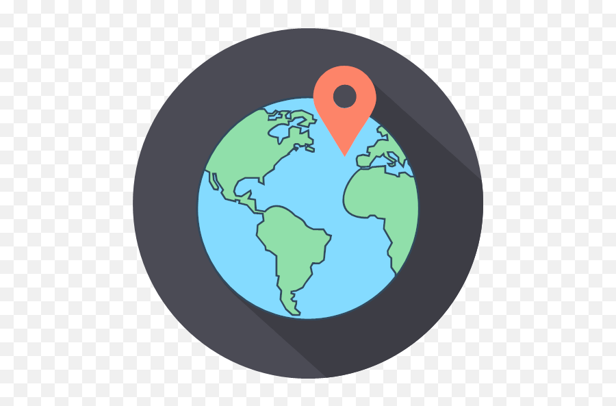 Globe Location World Icon Png Earth