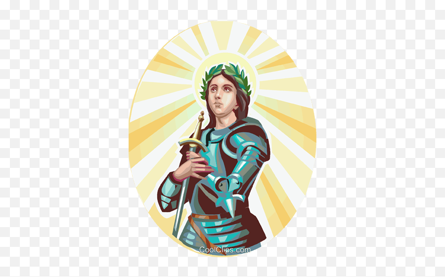 Saint Joan Of Arc Royalty Free Vector - St Joan Of Arc Png,Arc Png