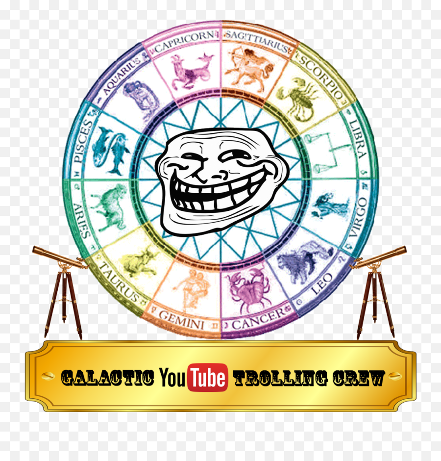 Galactic Youtube Crew Logo - Horoscope Clipart Full Size Astrological Sign Png,Logo De Youtube Png
