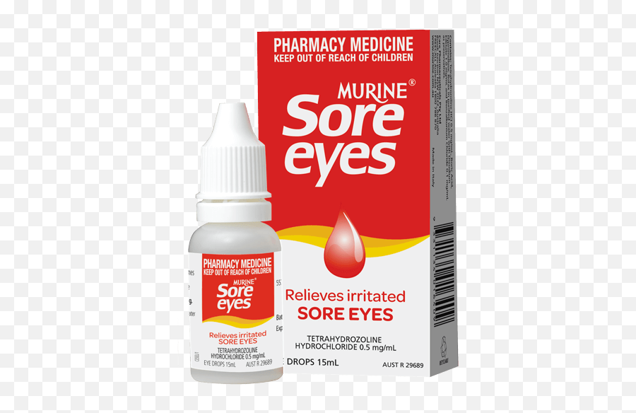 Murine Clear Eyes - Murine Medicine For Sore Eyes For Adults Png,Red Eyes Transparent