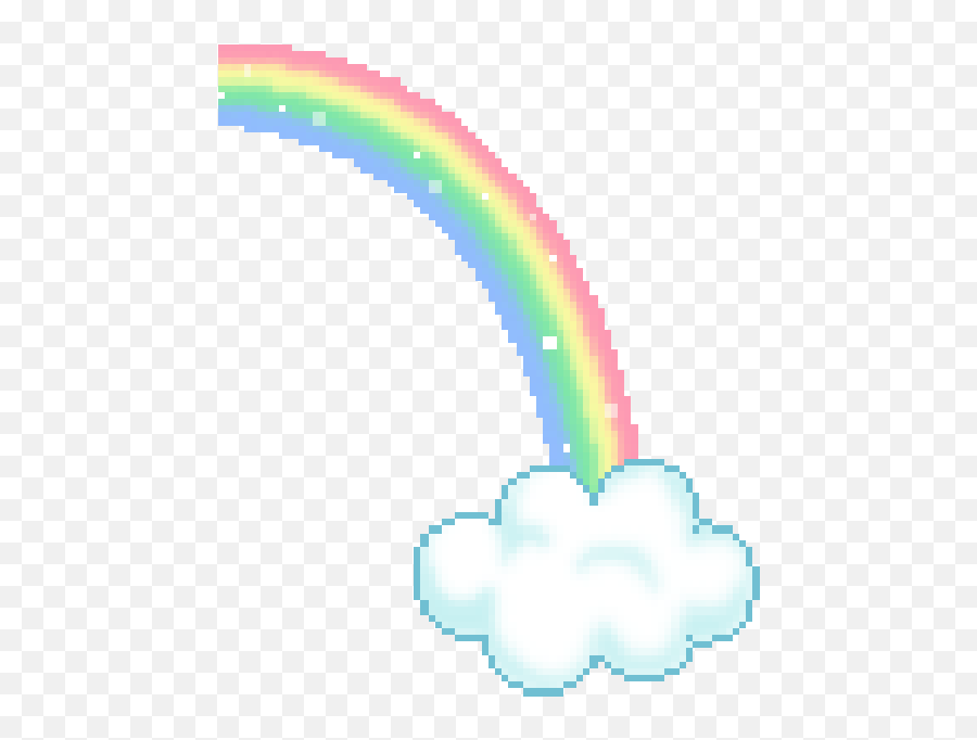 Kawaii Rainbow Clipart Best Glitter Star Gif - Lowgif Rainbow Pixel Art Gif Png,Rainbow Clipart Transparent