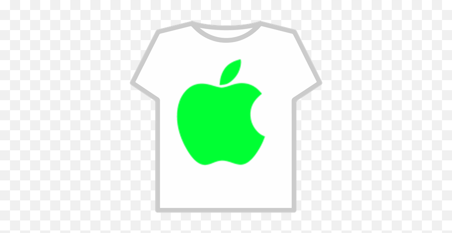 Green Apple Logo - Roblox Short Sleeve Png,Images Of Apple Logo