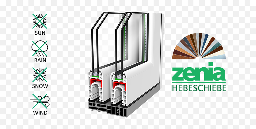 Zenia Hebeschiebe Pvc Window And Door System Products - Selenit 75 Png,Rain On Window Png