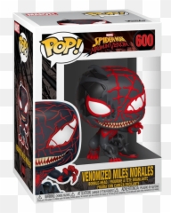Marvel Venomized Miles Morales - Spider Man Funko Pop png