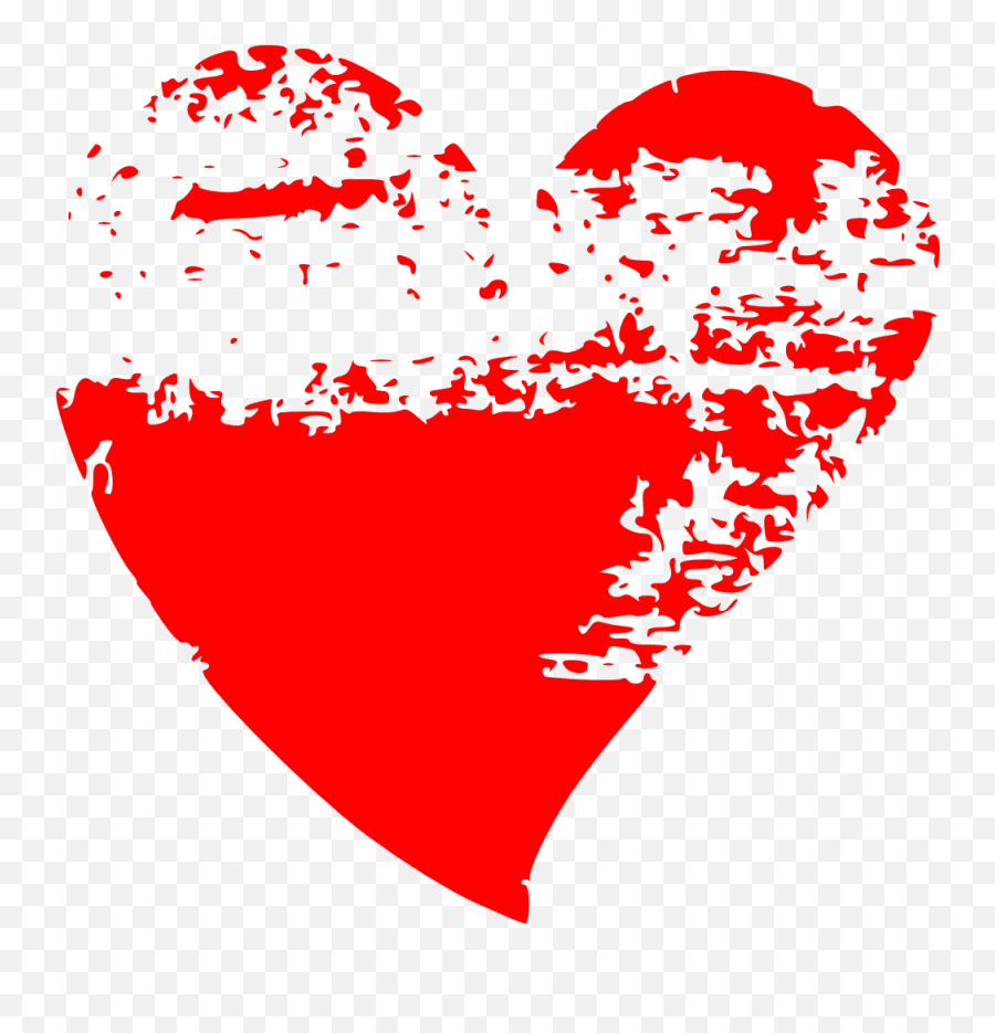 Clipart Heart Brush Stroke Picture 554910 - Transparent Love Vector Png,Red Brush Stroke Png