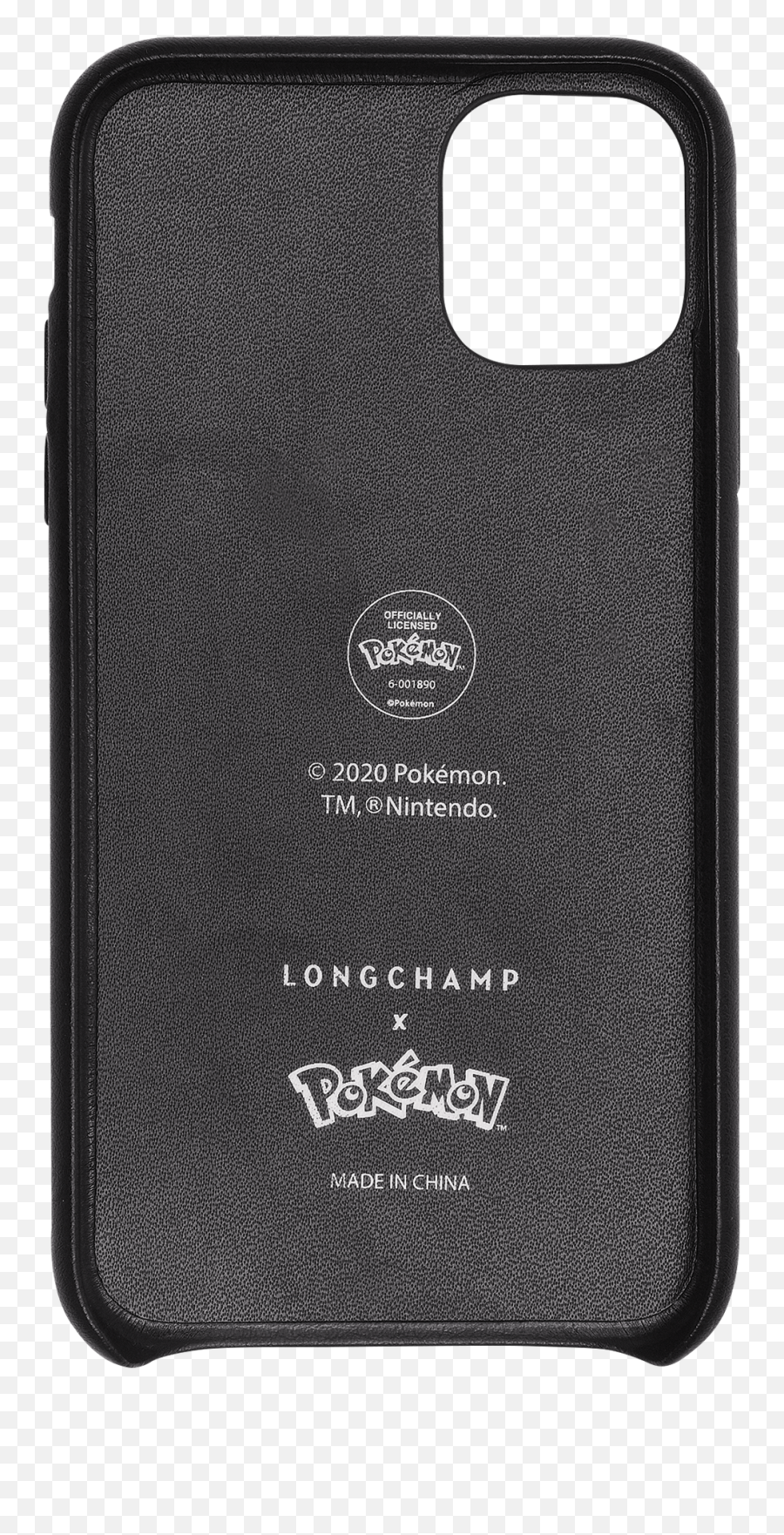 Iphone Case Longchamp X Pokémon Blackwhite 34163pvc067 Us - Mobile Phone Case Png,Pokemon Black Logo