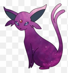 Transparent Espeon Galaxy - Cool Wallpaper png