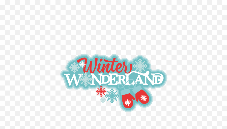 Winter Wonderland Title Svg Scrapbook - Free Clip Art For Winter Wonderland Png,Winter Wonderland Png