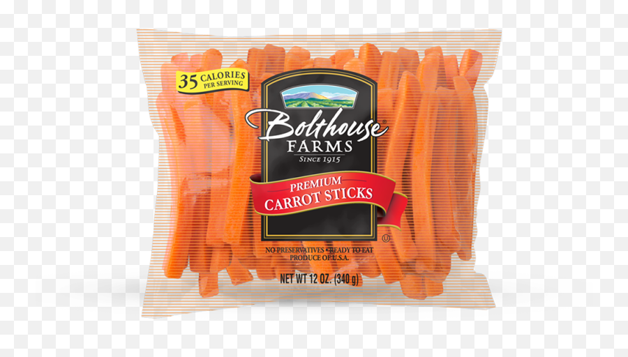 Premium Carrot Sticks - Bolthouse Farms Bag Of Baby Carrots Png,Carrot Transparent