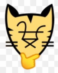 Thinking - tomcat Thinking Face Emoji Know Your Meme Apache Tomcat Logo png