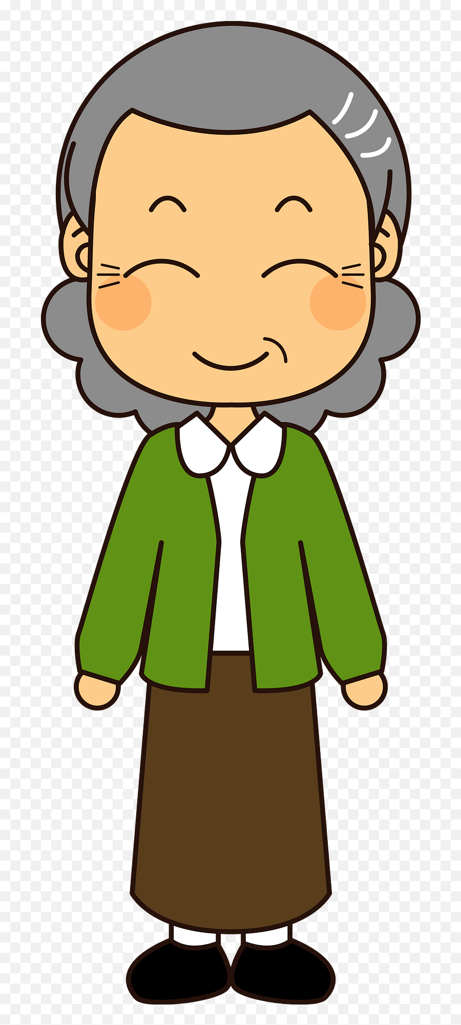 Old Woman Grandmother Clipart - Old Woman Clipart Png,Grandma Transparent