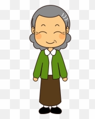 Old Woman Grandmother Clipart - Old Woman Clipart Png,Grandma Transparent