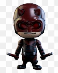 Daredevil Cosbaby Vinyl Hot Toys Figure - Figurine Png,Daredevil Transparent