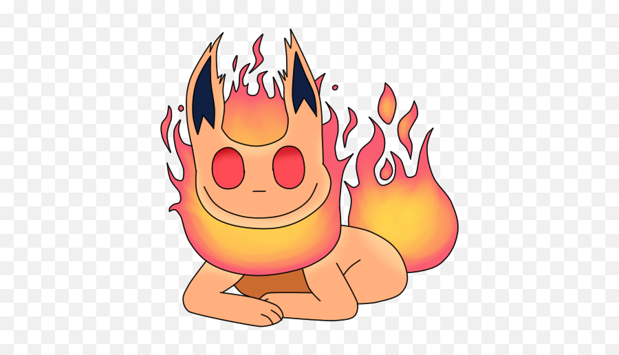 Flareon Design - Evolution Execution By Kitty U003c3 Happy Png,Flareon Transparent