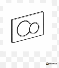 Flush Plate Geberit Sigma 01 Satin - Dot png